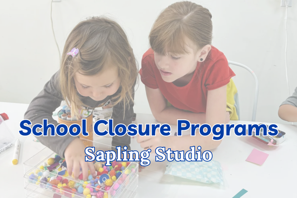 School Closure Day Camps: Sapling Studio